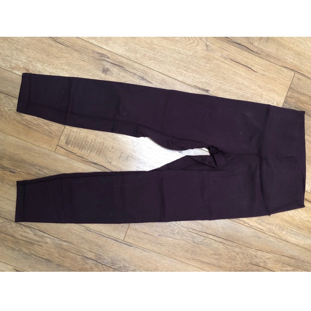 Lululemon high times, burgundy, 6